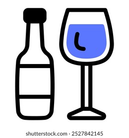 This Wine icon is suitable for Thanksgiving day and autumn season, etc.