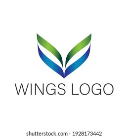 This is Wings Logo Design.