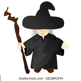 This is the witch in Halloween day 