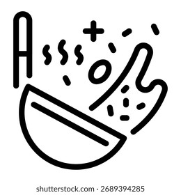 This Wok icon is suitable for Food, Cooking, Culinary, etc.