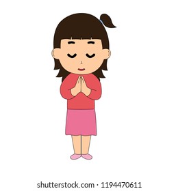 this woman is praying
