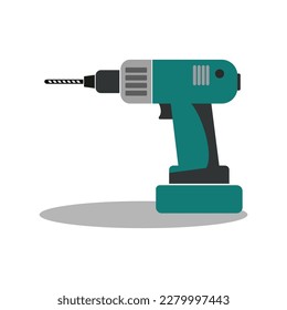 this is wood drill vector icon