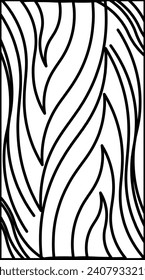 this is a wood icon in unique style