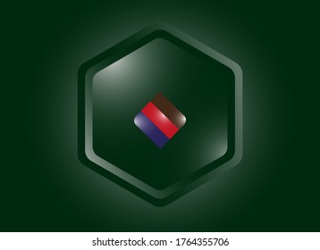 This work .it is a logo that can be used as a symbol for businesses .which specializes in the bank. This logo contains things that express the subject.green. .gradient ...
Geometric forms.