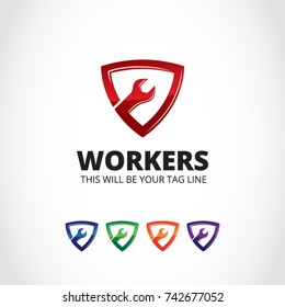 This is a Worker logo used for many purposes.