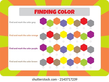 This worksheet is about the color activity.