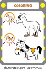 This worksheet is about the coloring activity.