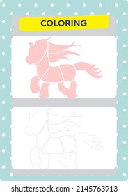 This worksheet is about the coloring activity.