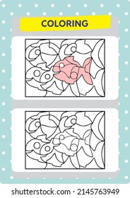 This worksheet is about the coloring activity.