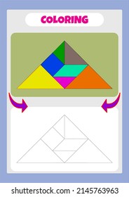 This worksheet is about the coloring activity.