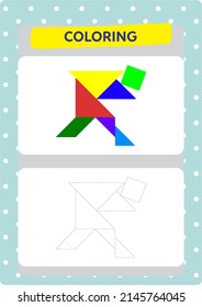 This worksheet is about the coloring activity.