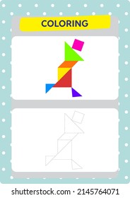 This worksheet is about the coloring activity.