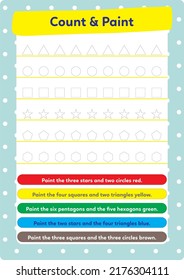 This worksheet is about the coloring activity.