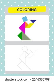 This worksheet is about coloring the pictures.