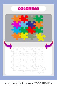 This worksheet is about coloring the pictures.