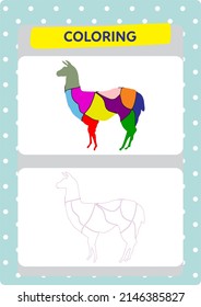 This worksheet is about coloring the pictures.