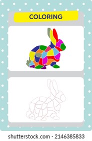 This worksheet is about coloring the pictures.