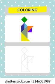 This worksheet is about coloring the pictures.