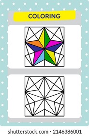 This worksheet is about coloring the pictures.