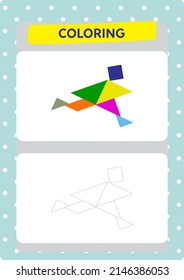 This worksheet is about coloring the pictures.