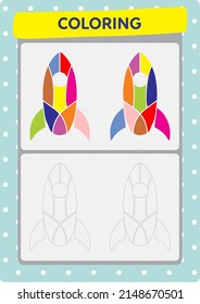 This worksheet is about coloring the pictures.