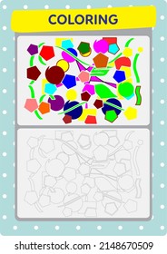 This worksheet is about coloring the pictures.