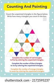 This worksheet is about coloring the pictures.