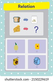 This worksheet is about matching pictures that are related to each other.