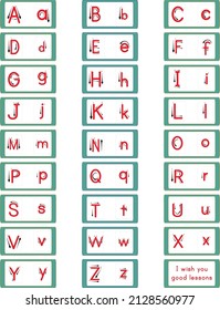 This worksheet has been prepared to improve the writing skills of preschool and primary school students.