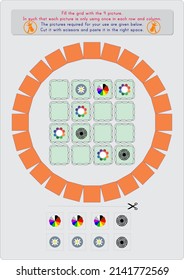 This worksheet has been prepared to contribute to the mental development of children. New concepts can also be taught with Sudoku puzzles.