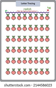 This worksheet has been prepared to improve the writing skills of preschool, kindergarten and primary school students.