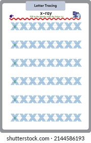 This worksheet has been prepared to improve the writing skills of preschool, kindergarten and primary school students.
