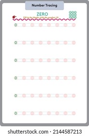 This worksheet has been prepared to improve the writing and counting skills of preschool and primary school students.