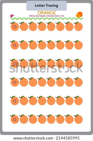 This worksheet has been prepared to improve the writing skills of preschool, kindergarten and primary school students.