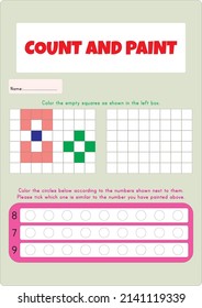 In this worksheet, hidden numbers will be revealed by painting method.