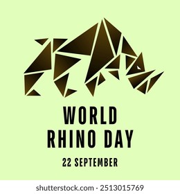 This World Rhino Day, we honor the strength and beauty of rhinos through this geometric logo. It serves as a reminder of our responsibility to safeguard these incredible animals for future generations