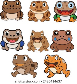 This is a Wyoming Toad flat design ,animal vector design  with high qualit eps format 