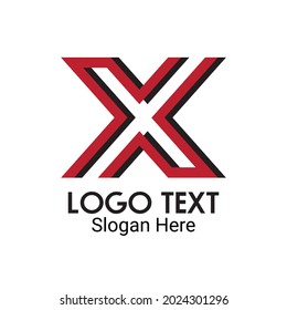 This is X letter logo design, X-letter Unique logo