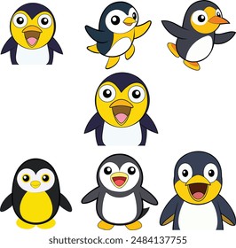 This is a Yellow Eyed Penguin flat design ,animal vector design  with high quality eps format 
