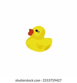 This yellow rubber duck vector is perfect for children's product design