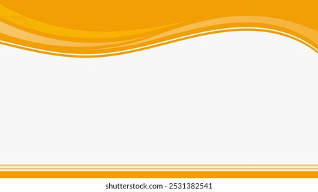 This yellow wave background design is perfect for professional branding in websites, advertisements, and brochures. Its warm tones and flowing lines provide a modern and clean look.