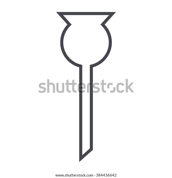 Thistle Funnel Chemistry Glassware Stock Vector (Royalty Free ...