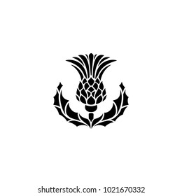 Thistle - symbol of Scotland, UK. Vector illustration
