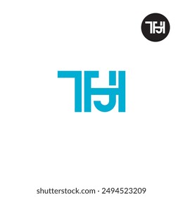 THJ Logo Letter Monogram Design