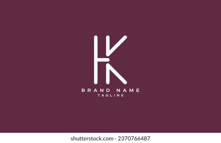 THK, TKH, HTK, HKT, KHT, KTH, HK, KH, TK, KT, Abstract initial monogram letter alphabet logo design