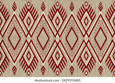 thnic Navajo seamless pattern. Vector modern color ethnic southwest pattern use for carpet, rug, tapestry, upholstery, home decoration elements. Ethnic boho southwest border stripes fabric design.