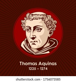 Thomas Aquinas (1225-1274) was an Italian Dominican friar, philosopher, Catholic priest, and Doctor of the Church. An immensely influential philosopher, theologian, and jurist