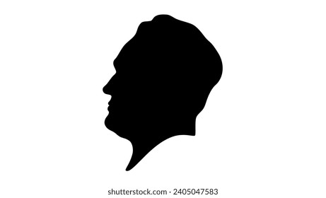 Thomas Clarkson, black isolated silhouette