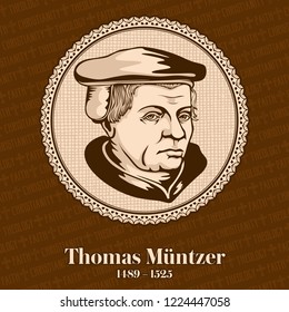 Thomas Muntzer (1489-1525) was a German preacher and radical theologian of the early Reformation.