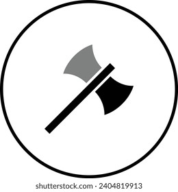 icono de diseño único de thor ax